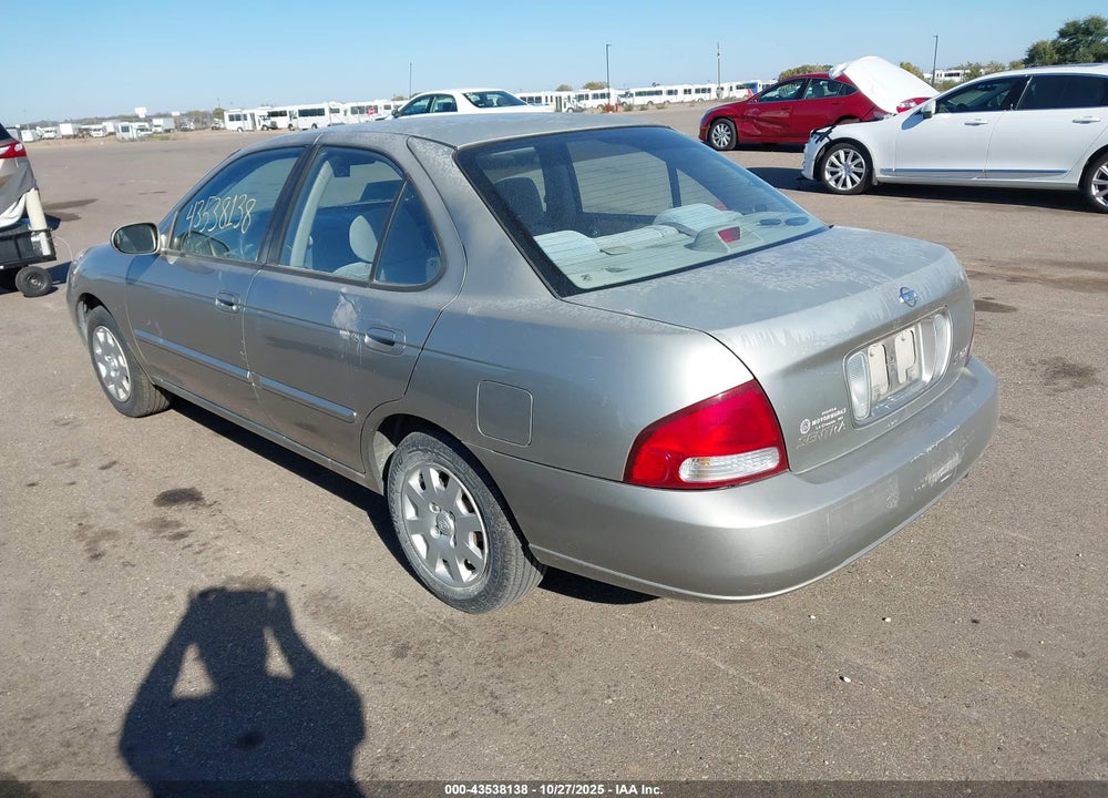 2001 NISSAN SENTRA GXE VIN: 3N1CB51D51L521650