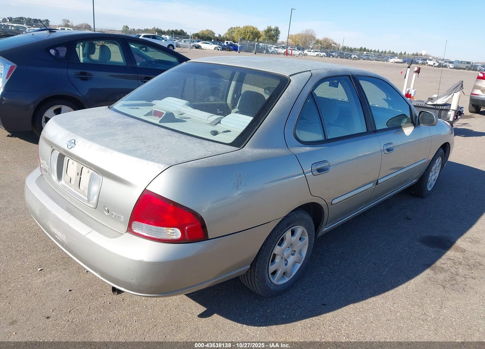 2001 NISSAN SENTRA GXE VIN: 3N1CB51D51L521650