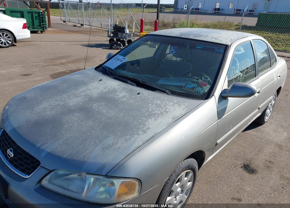 2001 NISSAN SENTRA GXE VIN: 3N1CB51D51L521650