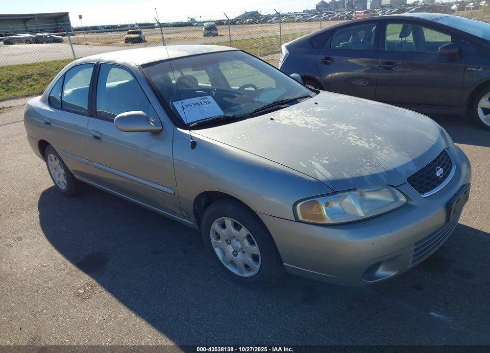 2001 NISSAN SENTRA GXE VIN: 3N1CB51D51L521650