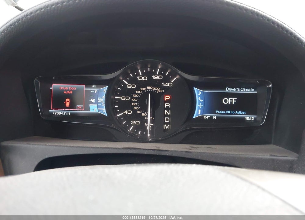 2012 LINCOLN MKX VIN: 2LMDJ8JK6CBL03025