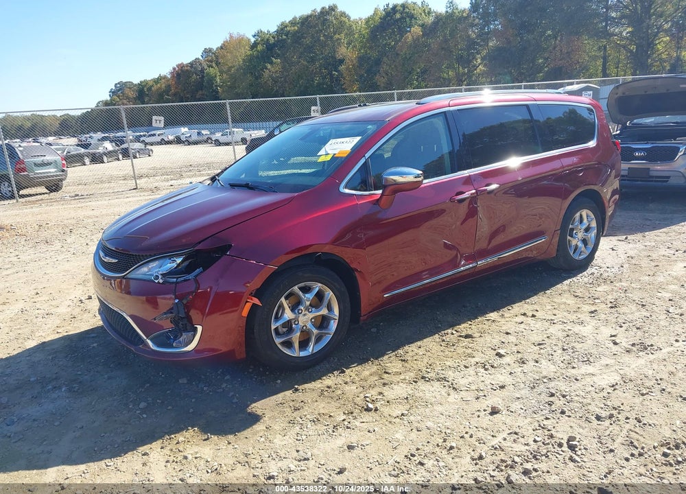 2018 CHRYSLER PACIFICA LIMITED VIN: 2C4RC1GG1JR272314