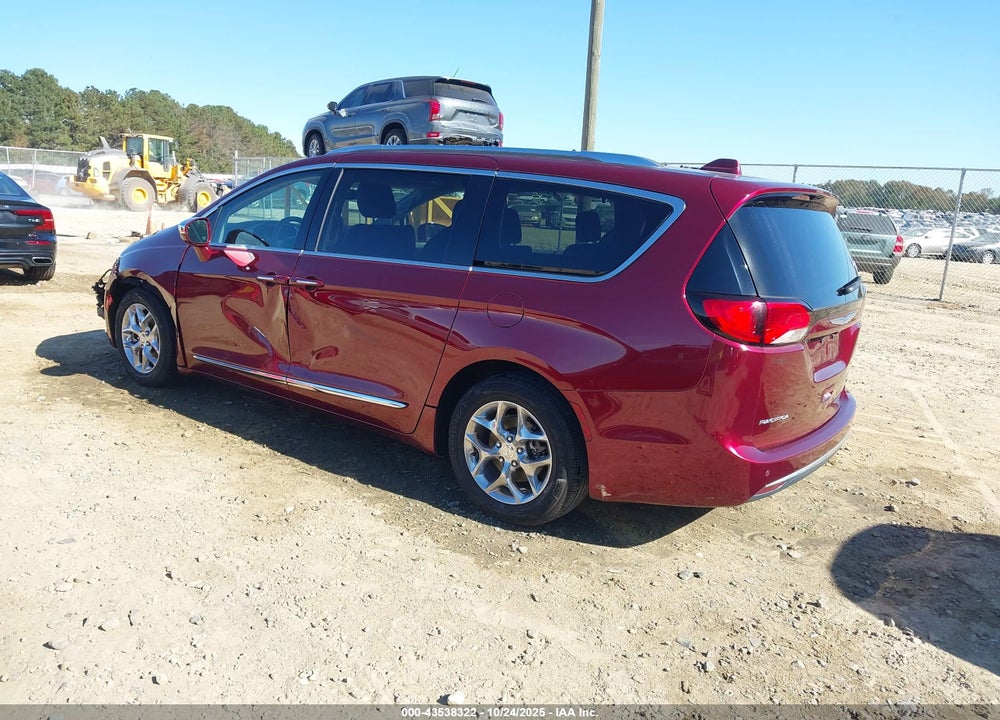 2018 CHRYSLER PACIFICA LIMITED VIN: 2C4RC1GG1JR272314