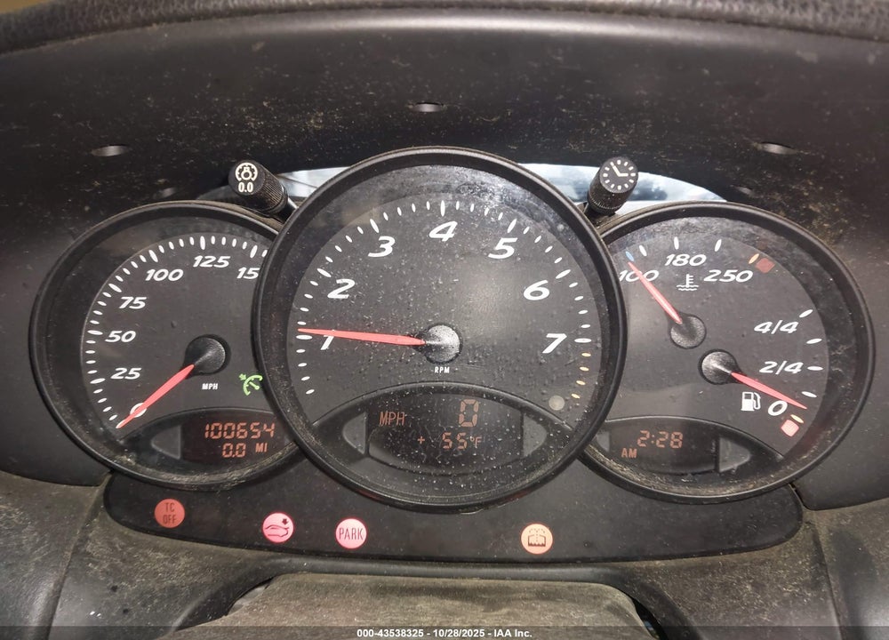 2000 PORSCHE BOXSTER VIN: WP0CA2984YS620459