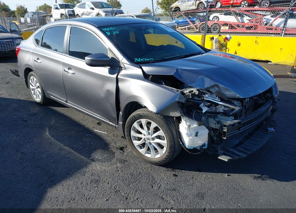 2019 NISSAN SENTRA SV VIN: 3N1AB7AP8KY418627