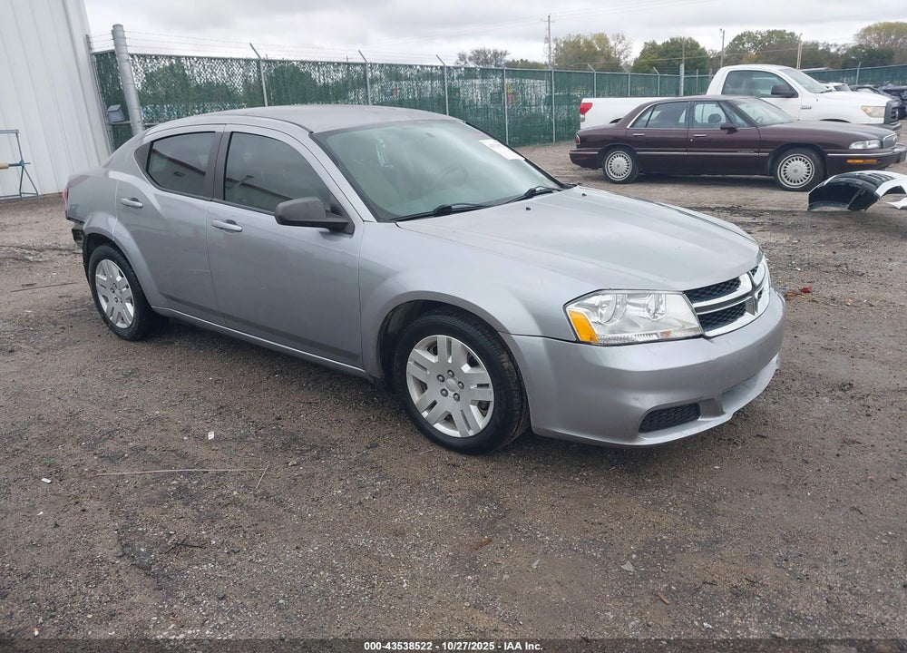 2013 DODGE AVENGER SE V6 VIN: 1C3CDZAG4DN766764