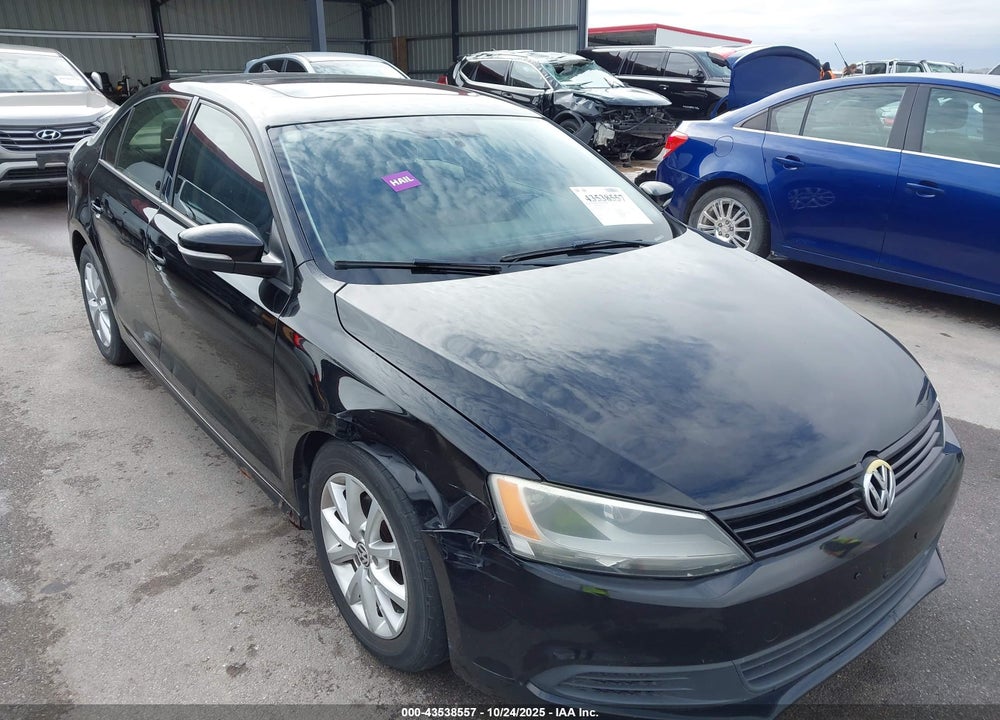 2012 VOLKSWAGEN JETTA 2.5L SE VIN: 3VWDX7AJ0CM345797
