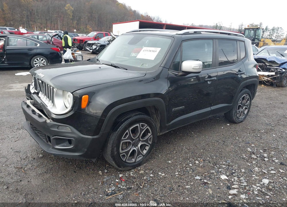 2015 JEEP RENEGADE LIMITED VIN: ZACCJBDTXFPC00395