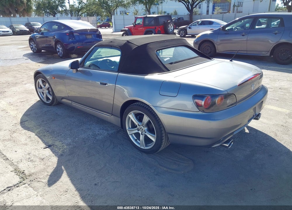 2008 HONDA S2000 VIN: JHMAP214X8S000437