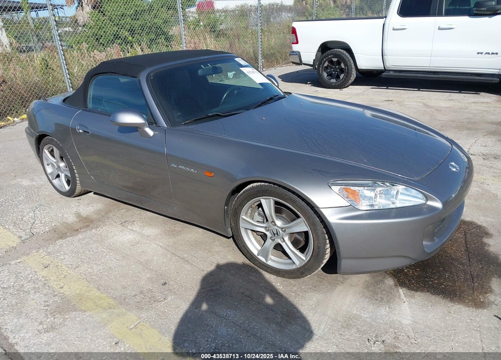 2008 HONDA S2000 VIN: JHMAP214X8S000437