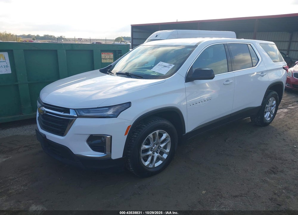 2022 CHEVROLET TRAVERSE AWD LS VIN: 1GNEVFKW2NJ110617