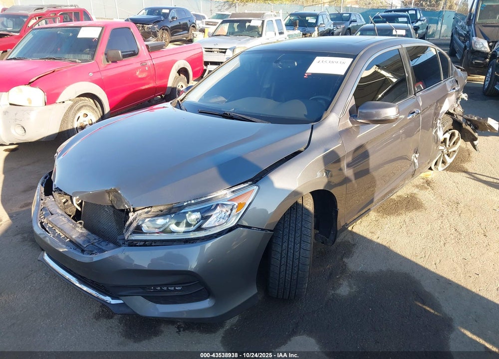 2016 HONDA ACCORD EX-L V-6 VIN: 1HGCR3F82GA028664