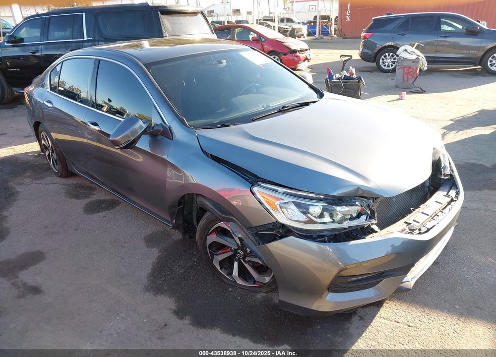 2016 HONDA ACCORD EX-L V-6 VIN: 1HGCR3F82GA028664