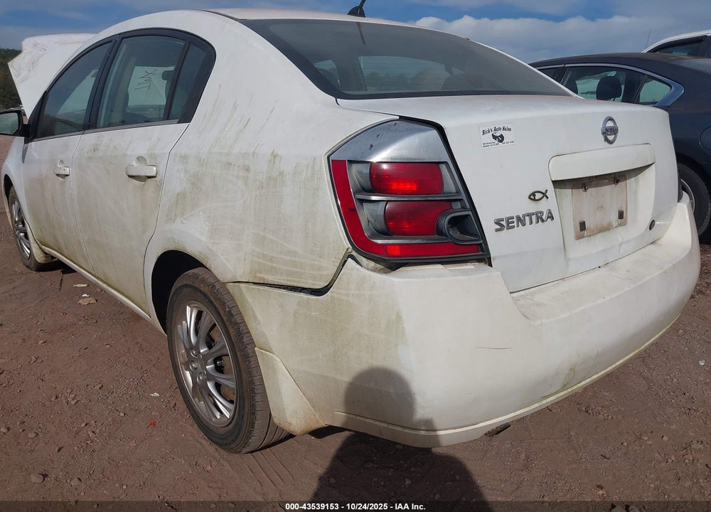 2008 NISSAN SENTRA 2.0 VIN: 3N1AB61E58L692978