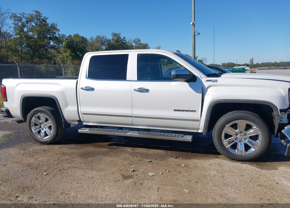 2018 GMC SIERRA 1500 SLT VIN: 3GTU2NEC6JG637449