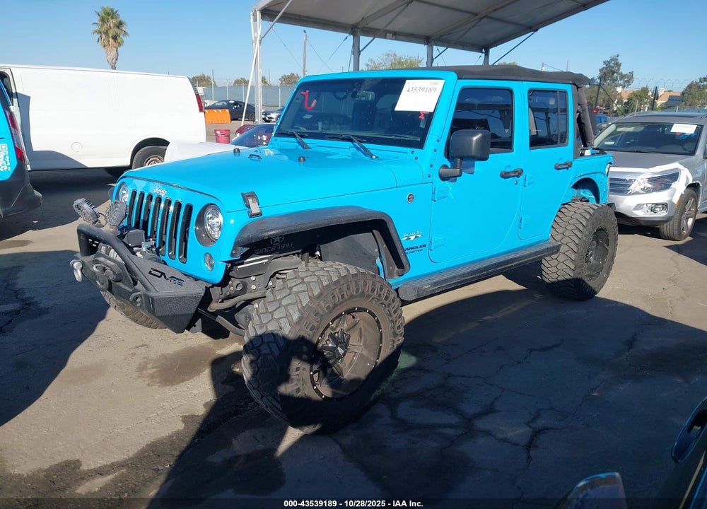 2017 JEEP WRANGLER UNLIMITED SAHARA 4X4 VIN: 1C4BJWEG5HL723626