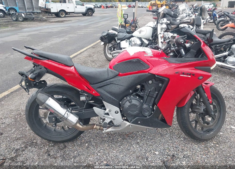 2014 HONDA CBR500 R VIN: MLHPC4463E5100869