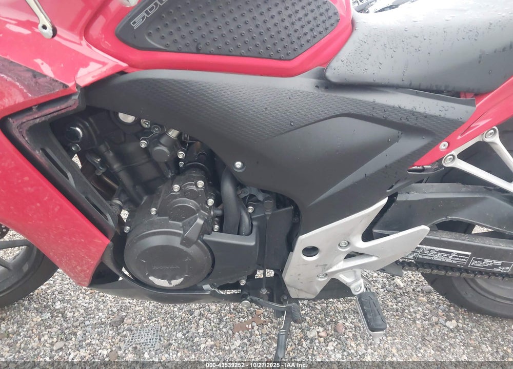 2014 HONDA CBR500 R VIN: MLHPC4463E5100869