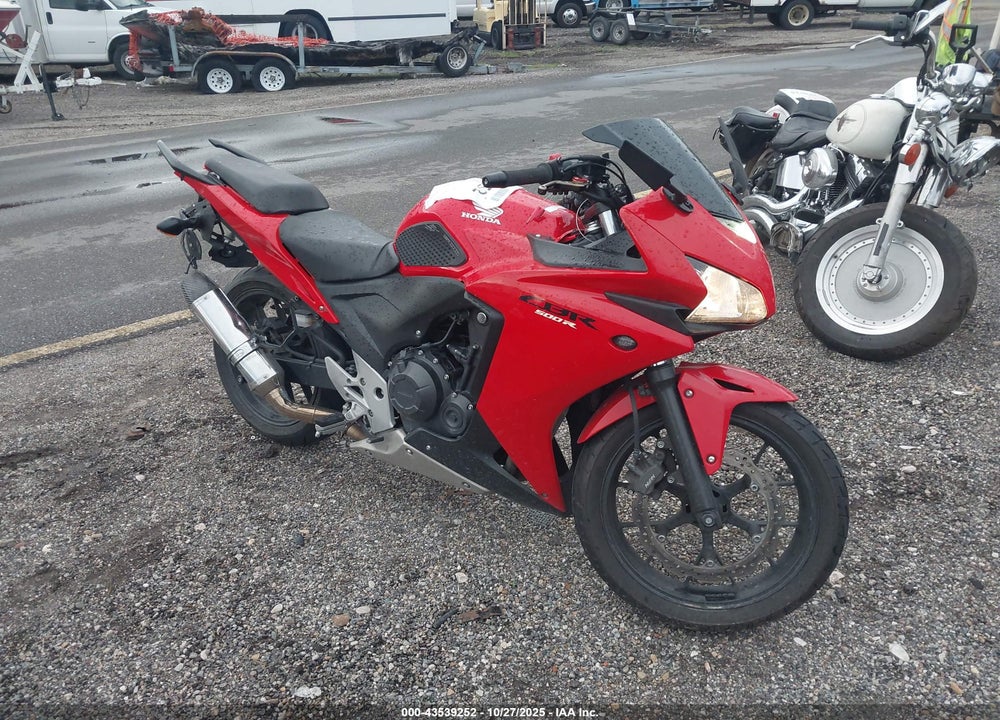 2014 HONDA CBR500 R VIN: MLHPC4463E5100869