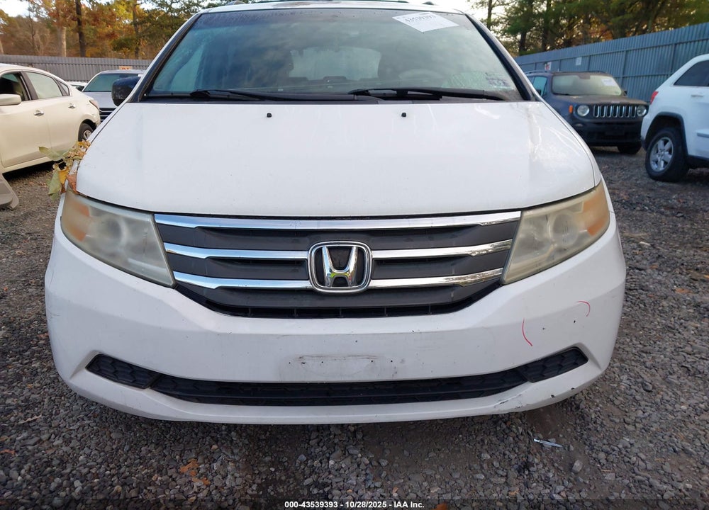2011 HONDA ODYSSEY EX-L VIN: 5FNRL5H60BB037476