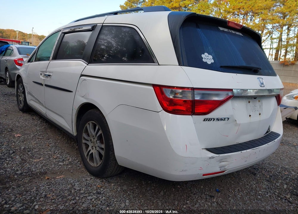 2011 HONDA ODYSSEY EX-L VIN: 5FNRL5H60BB037476