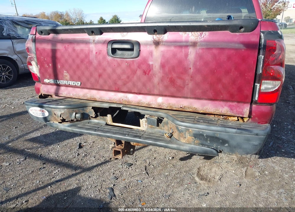 2007 CHEVROLET SILVERADO 1500 CLASSIC LT1 VIN: 1GCEK19Z97Z200372