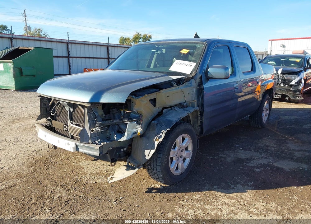 2006 HONDA RIDGELINE RTL VIN: 2HJYK165X6H564986