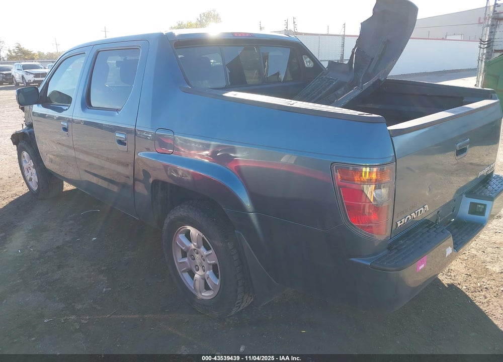 2006 HONDA RIDGELINE RTL VIN: 2HJYK165X6H564986