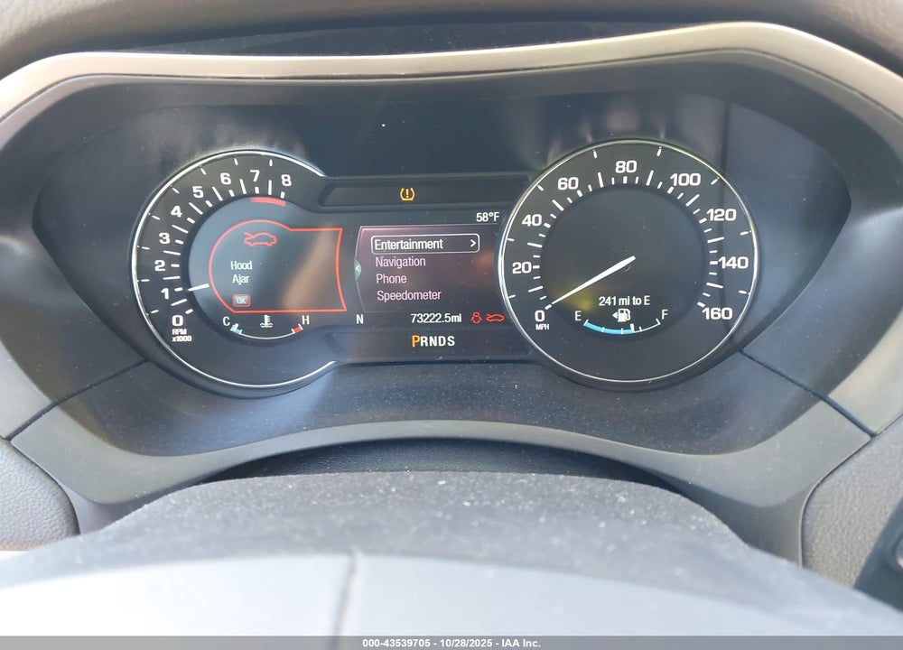 2017 LINCOLN MKZ RESERVE VIN: 3LN6L5E92HR636528
