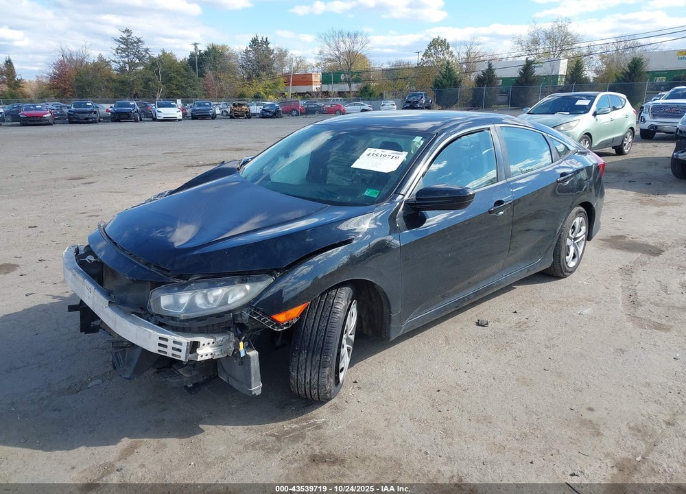 2017 HONDA CIVIC LX VIN: 19XFC2F51HE037710