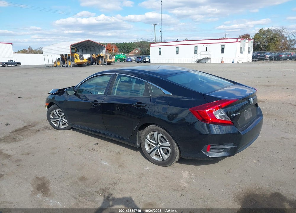 2017 HONDA CIVIC LX VIN: 19XFC2F51HE037710