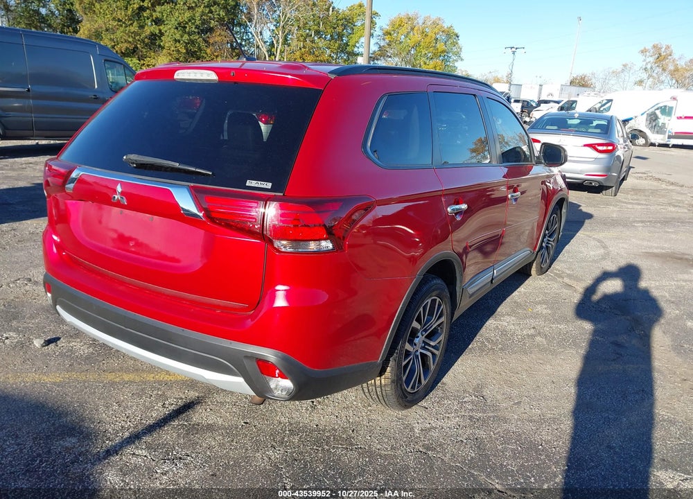 2016 MITSUBISHI OUTLANDER VIN: JA4AZ3A39GZ007792