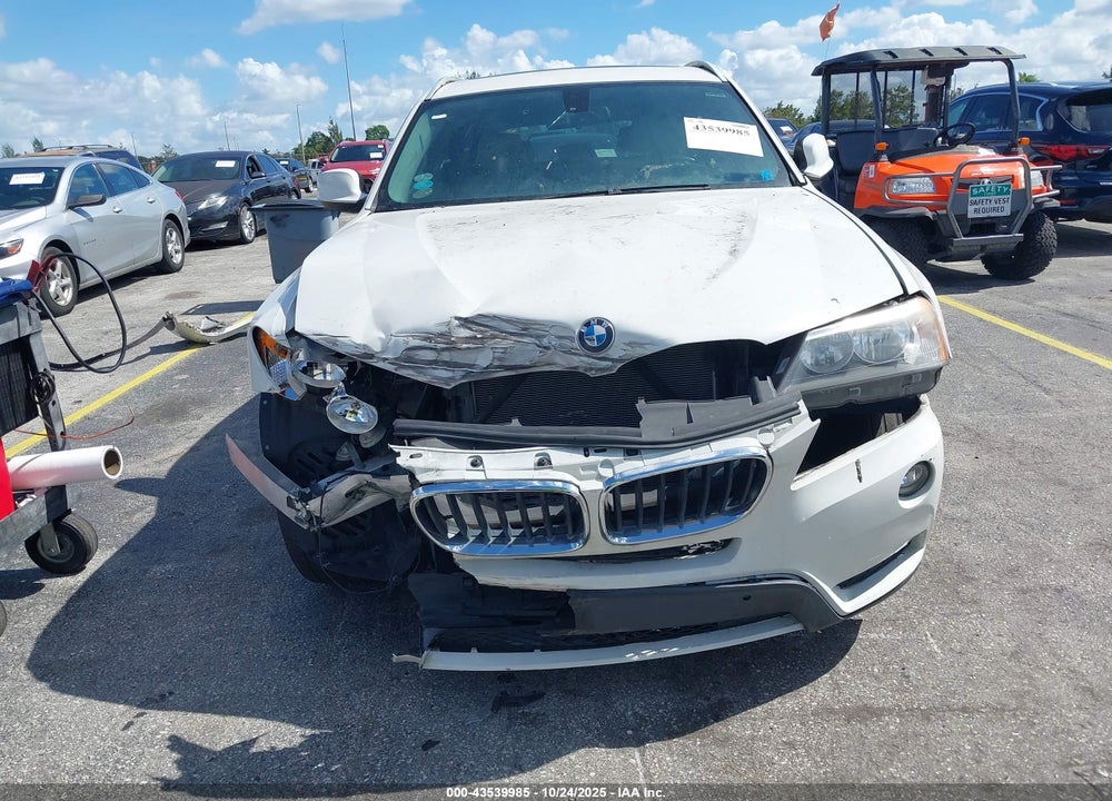 2013 BMW X3 XDRIVE28I VIN: 5UXWX9C57D0A11196