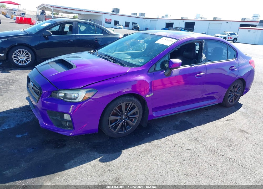 2015 SUBARU WRX VIN: JF1VA1J67F8812343