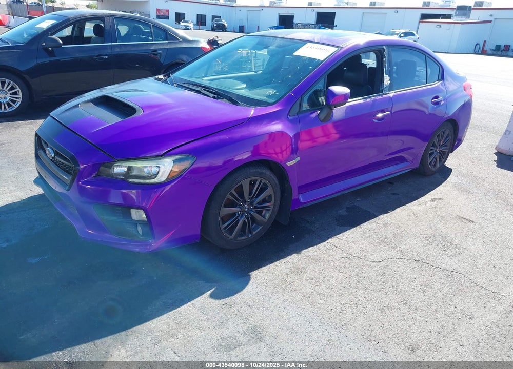 2015 SUBARU WRX VIN: JF1VA1J67F8812343