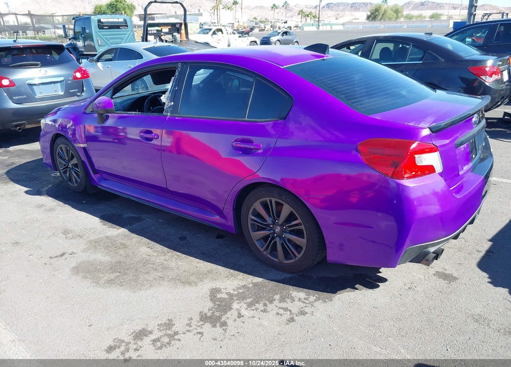 2015 SUBARU WRX VIN: JF1VA1J67F8812343