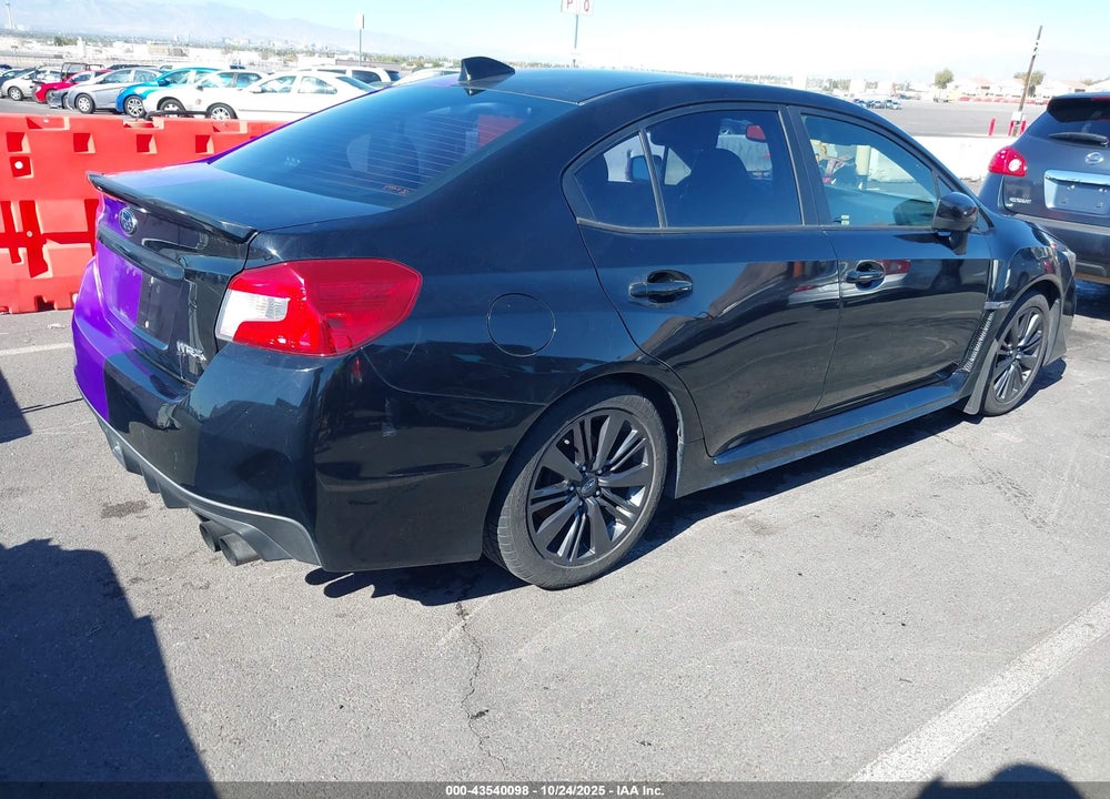 2015 SUBARU WRX VIN: JF1VA1J67F8812343