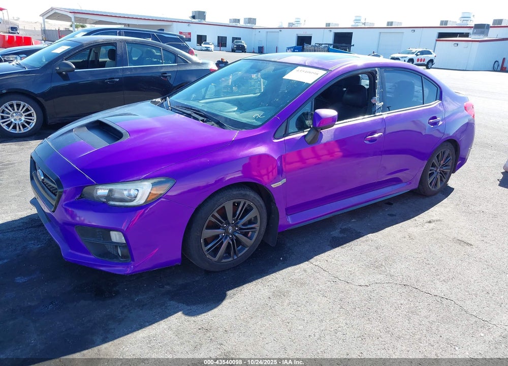 2015 SUBARU WRX VIN: JF1VA1J67F8812343