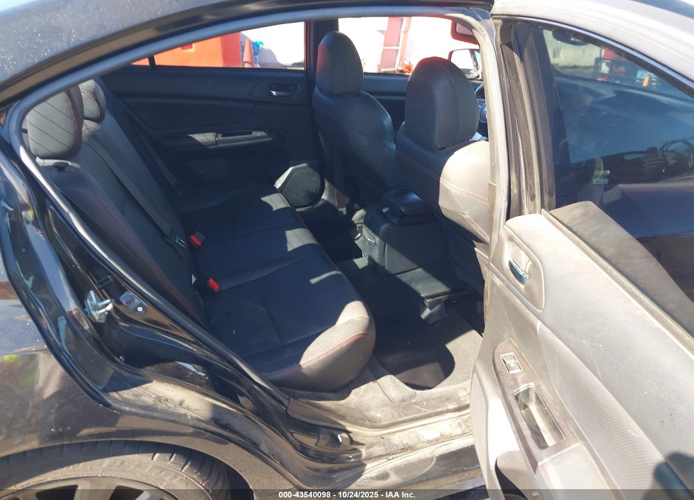 2015 SUBARU WRX VIN: JF1VA1J67F8812343