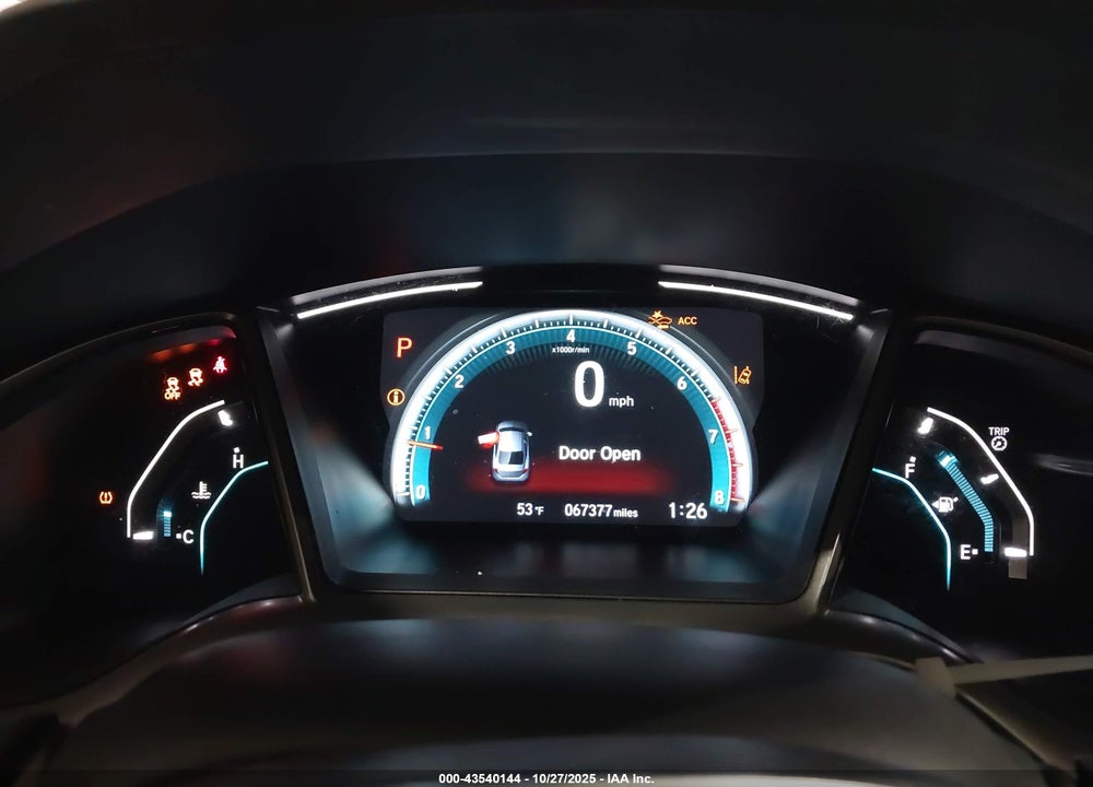 2021 HONDA CIVIC EX VIN: 19XFC1F31ME206062