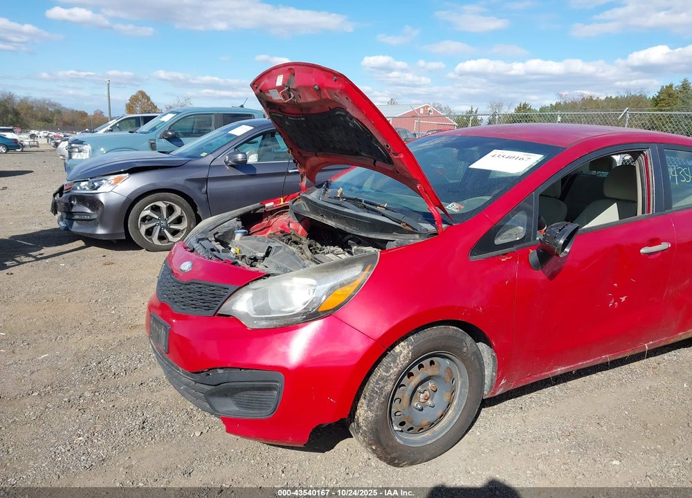 2013 KIA RIO VIN: KNADM4A34D6232798