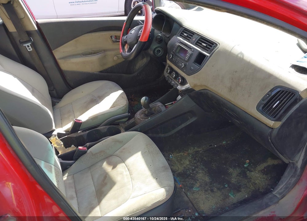 2013 KIA RIO VIN: KNADM4A34D6232798