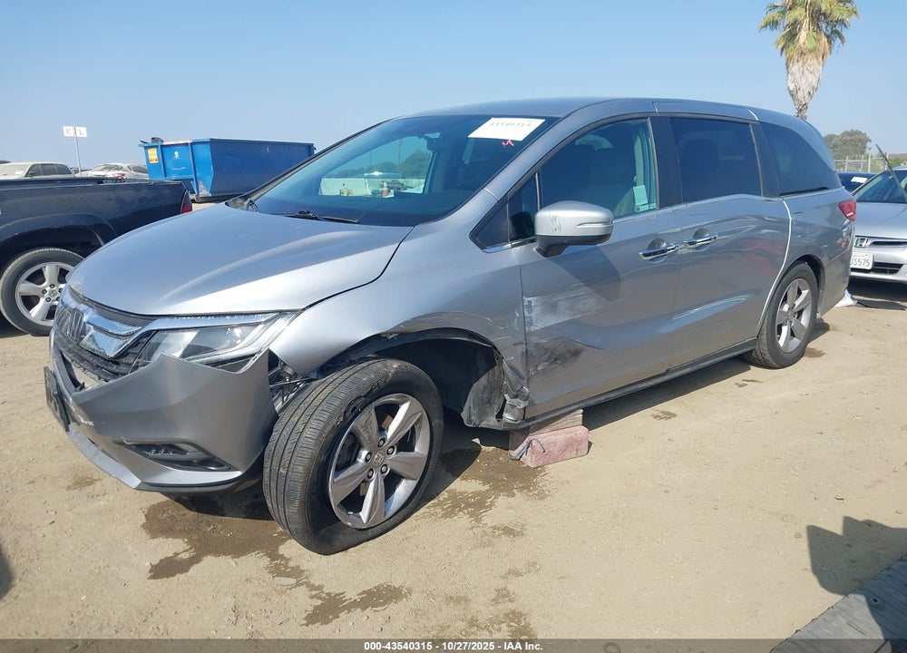 2019 HONDA ODYSSEY EX VIN: 5FNRL6H56KB053873