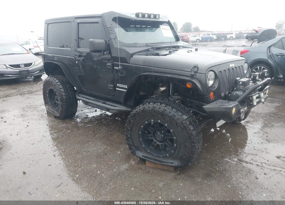 2013 JEEP WRANGLER SPORT VIN: 1C4AJWAG4DL635971