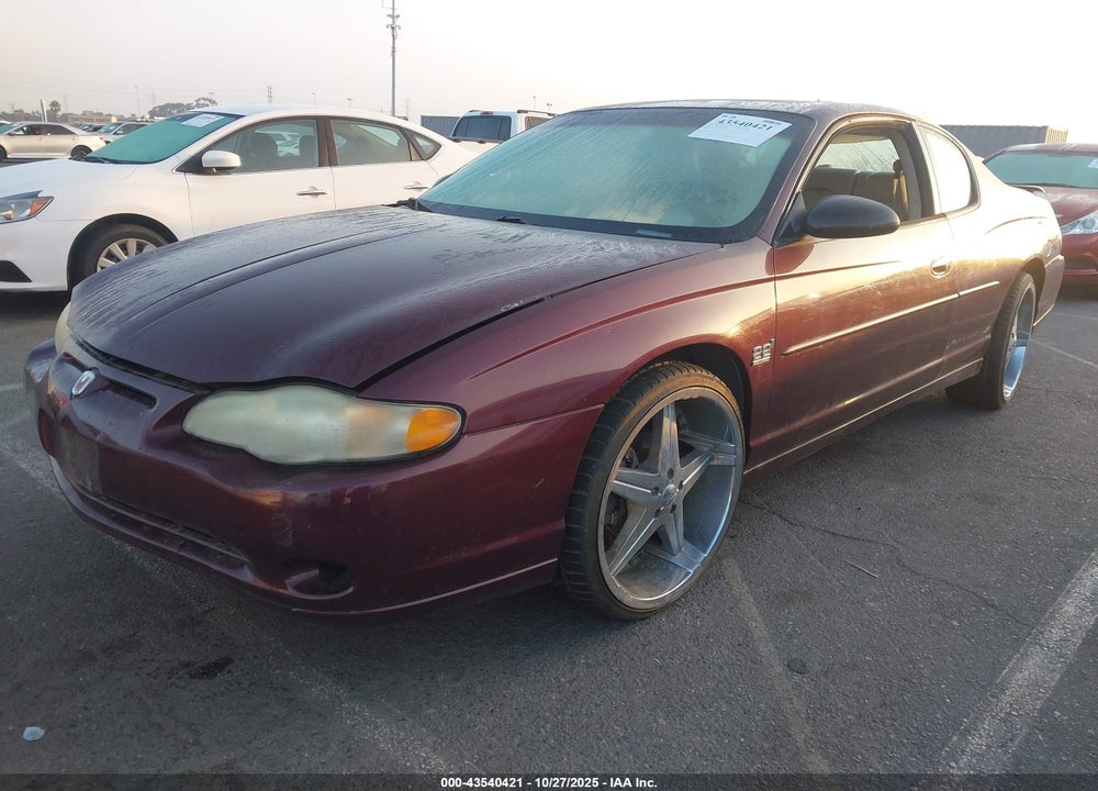 2003 CHEVROLET MONTE CARLO SS VIN: 2G1WX15K739169313