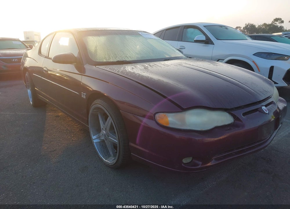 2003 CHEVROLET MONTE CARLO SS VIN: 2G1WX15K739169313