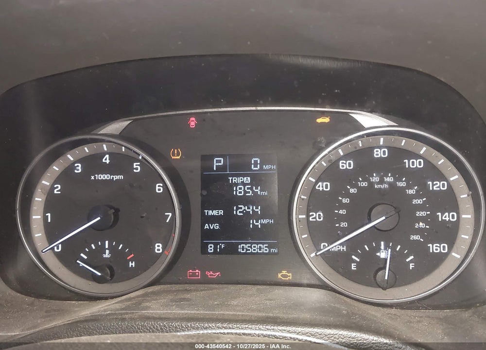 2017 HYUNDAI ELANTRA SE VIN: 5NPD74LF8HH126951