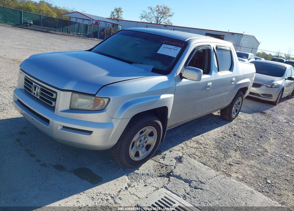 2007 HONDA RIDGELINE VIN: 2HJYK16497H533592