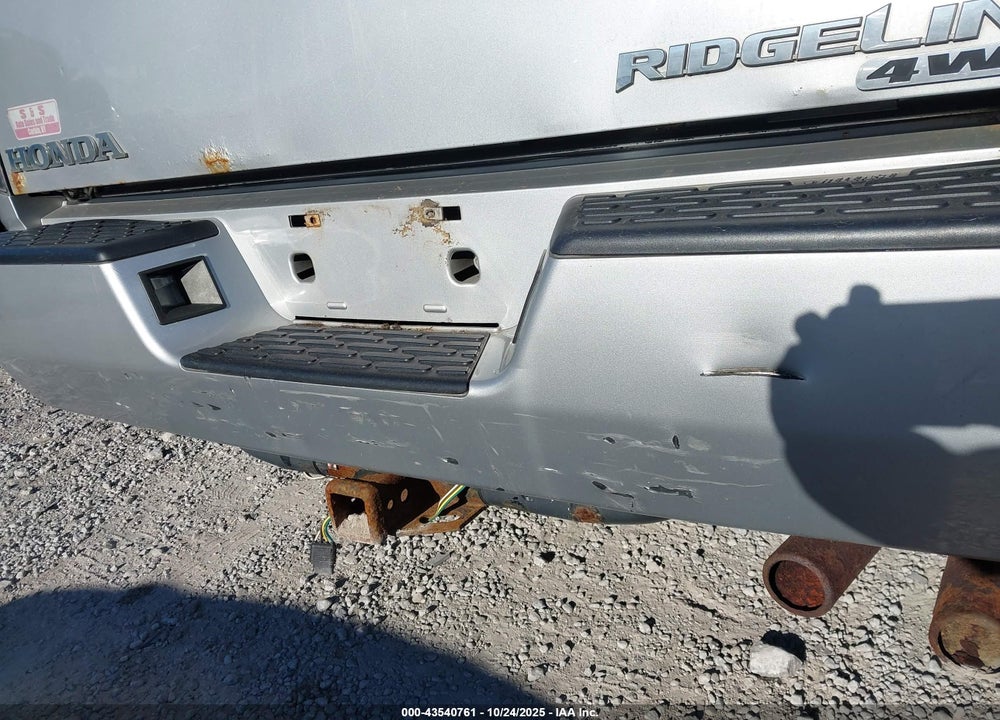 2007 HONDA RIDGELINE VIN: 2HJYK16497H533592