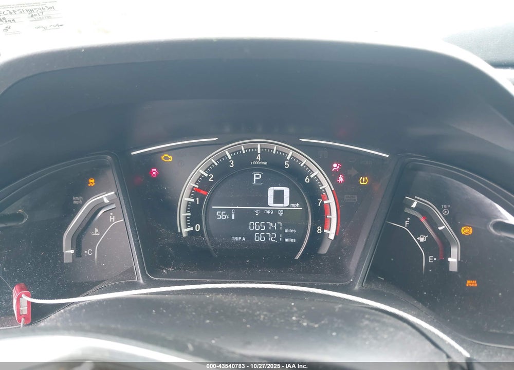 2017 HONDA CIVIC LX VIN: 2HGFC2F51HH546301
